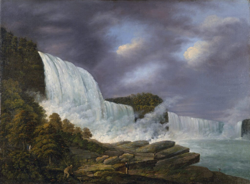 Louisa Davis Minot (1788-1858), Niagara Falls, 1818, oil on linen. The New York Historical, Gift of Mrs. Waldron Phoenix Belknap Sr. to the Waldron Phoenix Belknap Jr. Collection, 1956.4